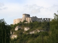 Chateau Gaillard vu du camping